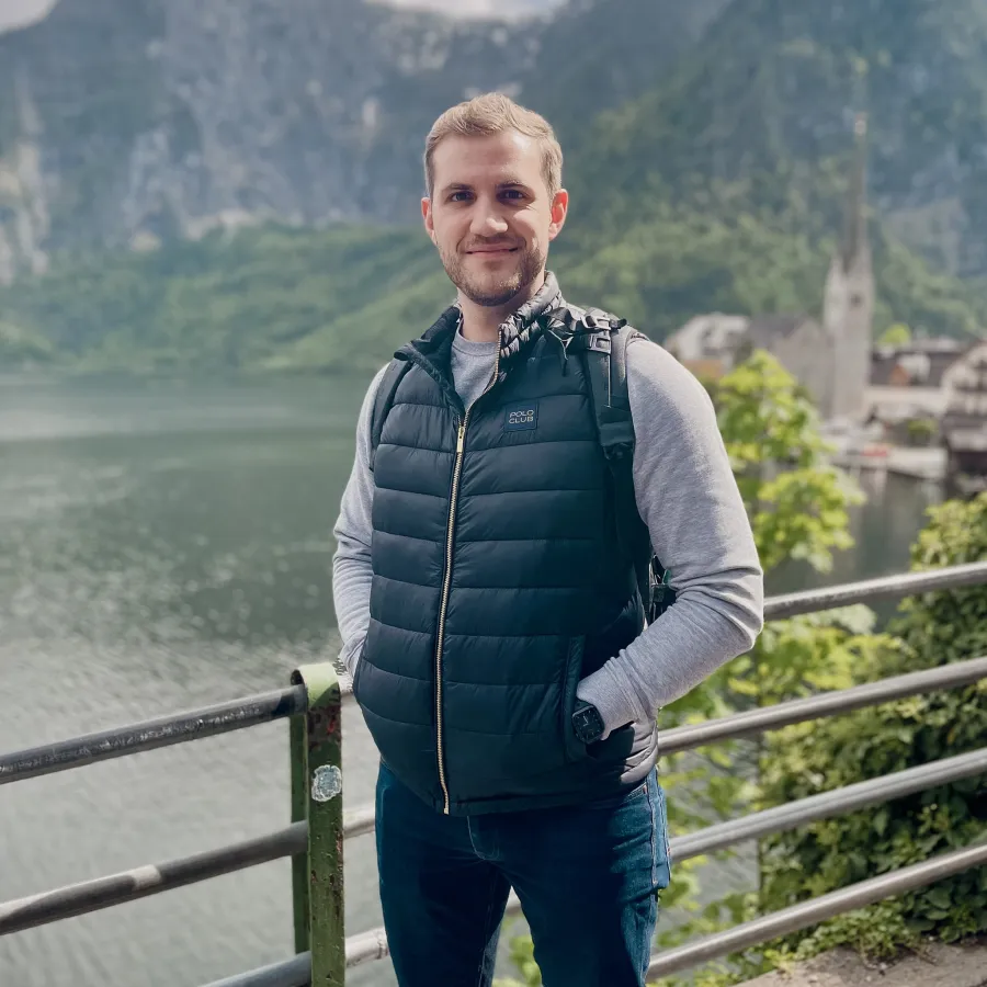 Luka by the lake in Hallstatt, Austria