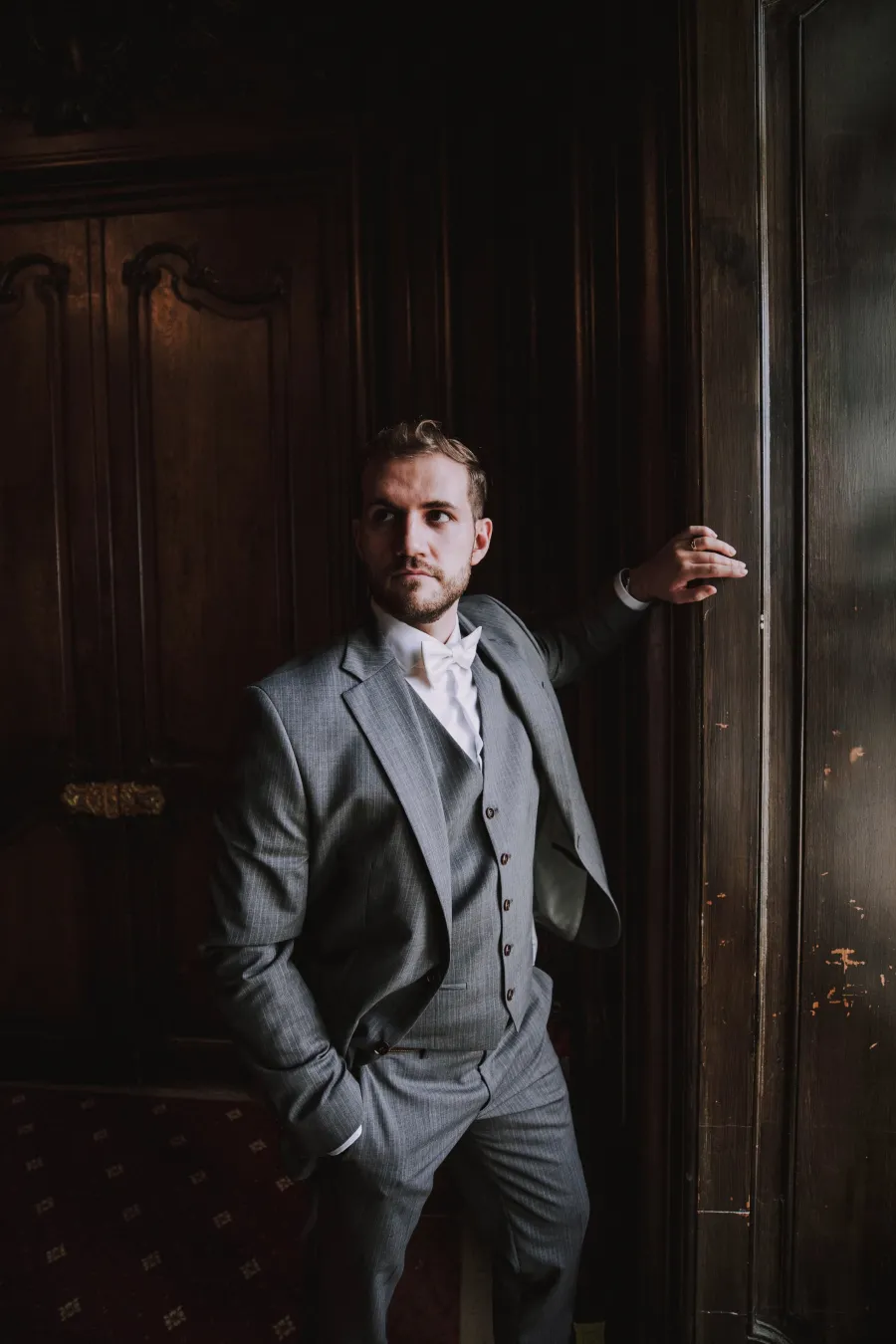 Luka at his wedding photoshoot